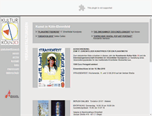 Tablet Screenshot of kulturkoeln30.de